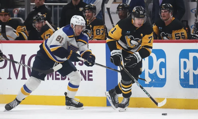 (10-27-25) Blues-Penguins Gameday Lineup