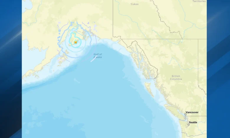 A 5.4 magnitude earthquake shakes Alaska's Kenai Peninsula