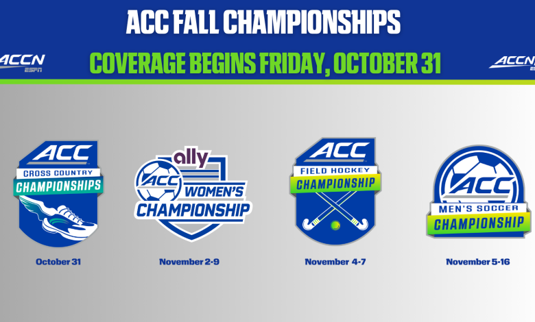ACC Network’s Comprehensive Coverage of Fall Championship Season Begins Friday with the Crowning of Champions Through November 16