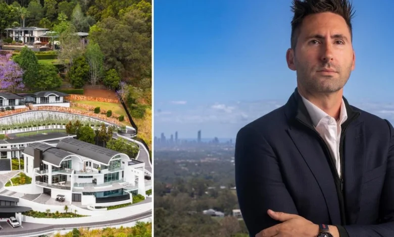 AFL star turned tech millionaire Brad Moran lists Gold Coast mega-mansion