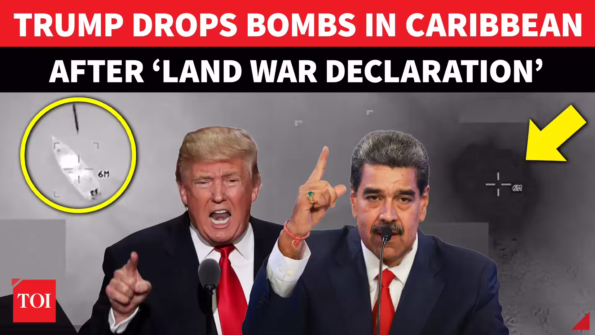 After Trump’s ‘Land War’ Declaration, U.S. Military Air-drops ‘Bombs’ Near Venezuela, Shocks Maduro