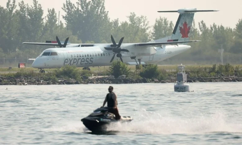 Air Canada launches U.S. flights from Toronto’s island airport as part of major expansion