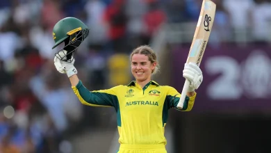 Alyssa Healy dropped then bowled in whirlwind return before Phoebe Litchfield smashes record ton