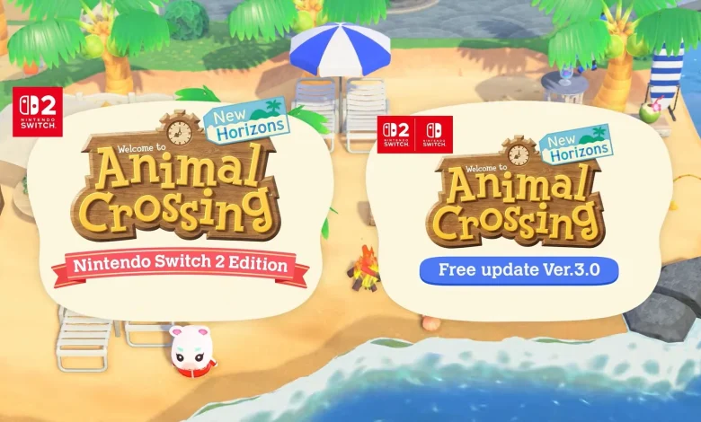 Animal Crossing: New Horizons – Nintendo Switch 2 Edition and free update announced