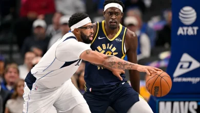 Anthony Davis injury update: Mavericks star exits game with 'left lower leg soreness'