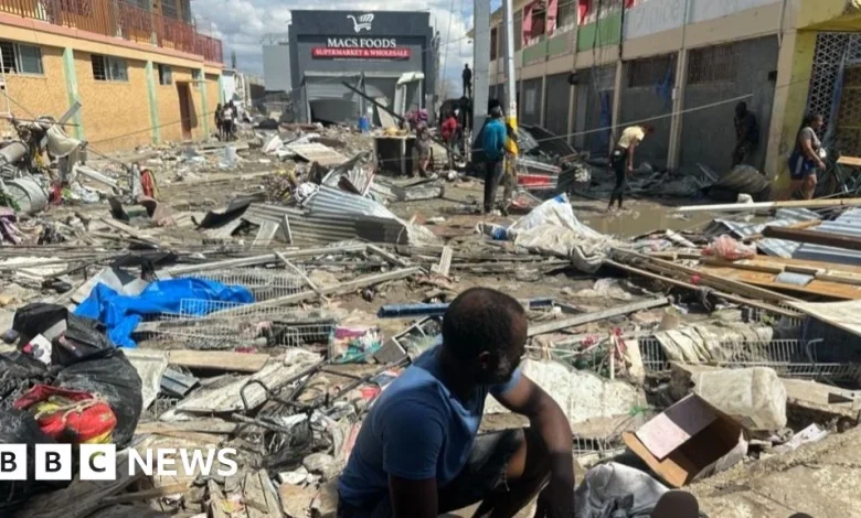 BBC reports from 'ground-zero' of Hurricane Melissa's destruction