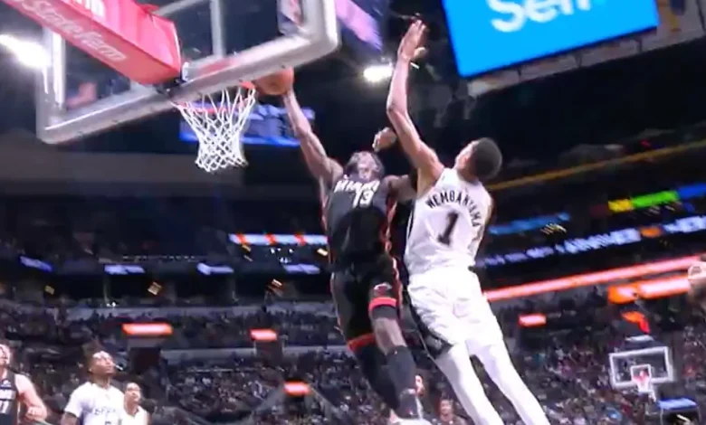 Bam Adebayo Posterized Victor Wembanyama After Telling Press He Wasn’t That Tall