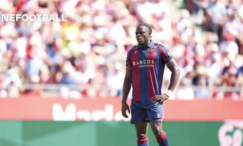 Barcelona striker target Etta Eyong could be up for grabs in January