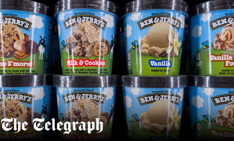 Ben & Jerry’s blocked from creating ‘pro-Gaza’ ice cream