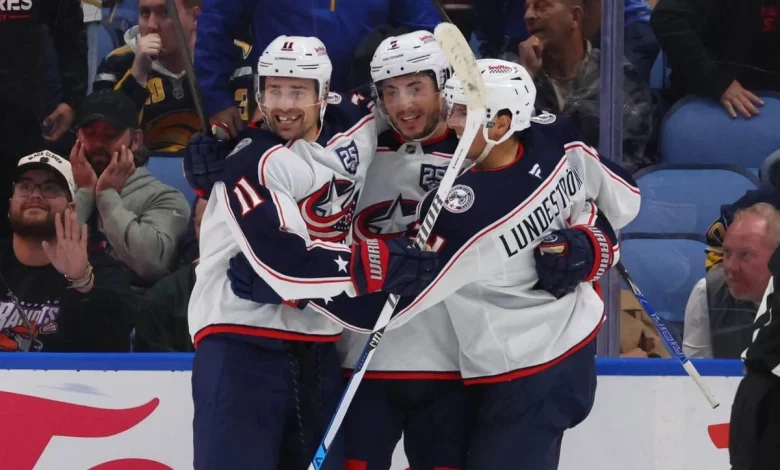 Blue Jackets’ Miles Wood doesn’t miss a beat in return from injury