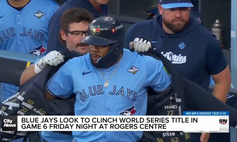Blue Jays get set for Game 6 of World Series