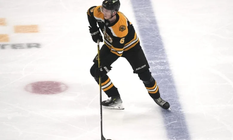 Bruins Scratch Mason Lohrei With Hampus Lindholm Returning Against Islanders