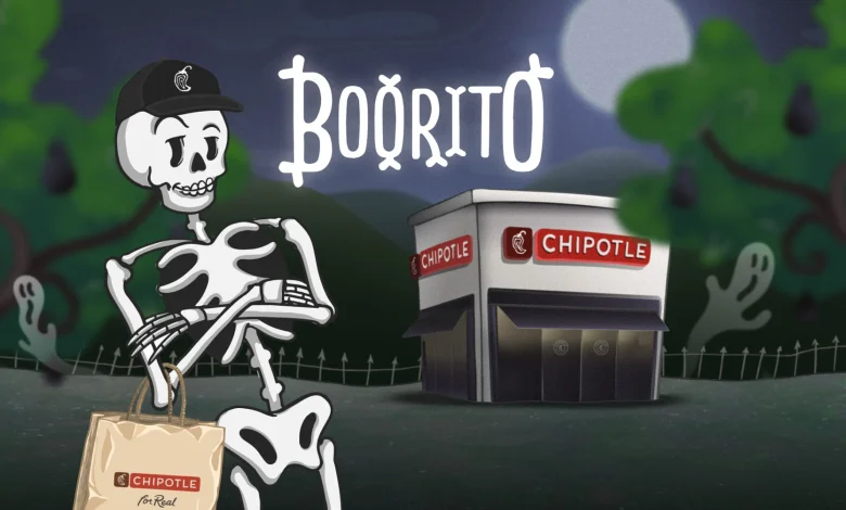 CHIPOTLE'S BOORITO RETURNS WITH $6 ENTREES ON HALLOWEEN AND A COSTUME CONTEST TO WIN A VIP CARD