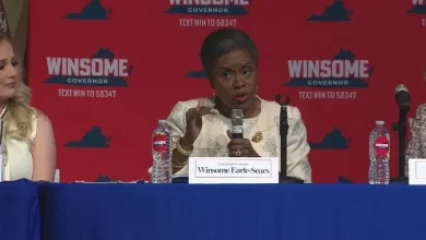 Campaign bus for Virginia GOP gubernatorial candidate Earl-Sears' catches fire