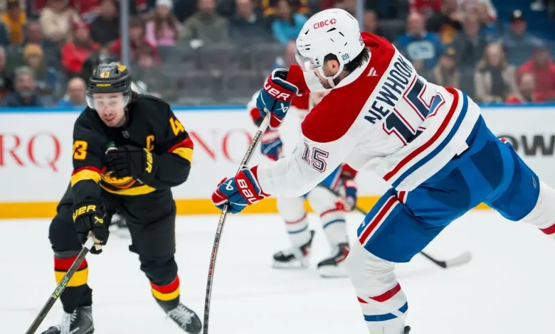 Canadiens: Newhook Is Reaping The Benefits