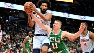 Celtics guard Payton Pritchard on where his nose for offensive rebounds comes from