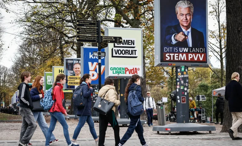 Centre-left party leads far-right in Netherlands election exit poll
