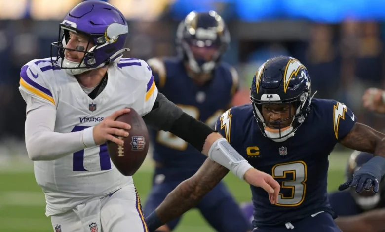 Chargers’ Derwin James, Vikings’ Christian Darrisaw ruled out with injuries