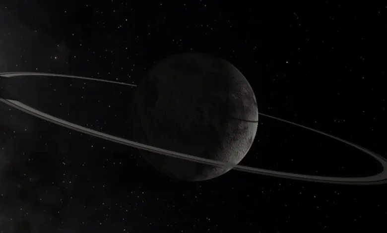 Chiron may be growing its own rings between Saturn and Uranus