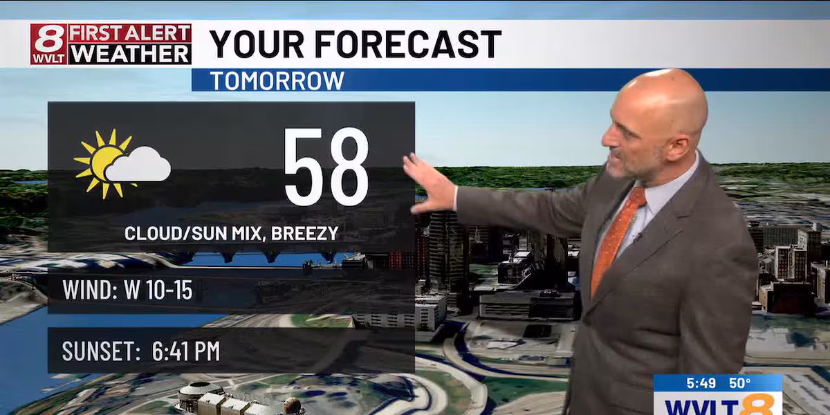 Cold nights ahead and your first alert to a stray shower this weekend