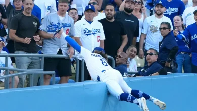 Dodgers’ Kiké Hernandez wastes no time making Game 4 defensive highlight