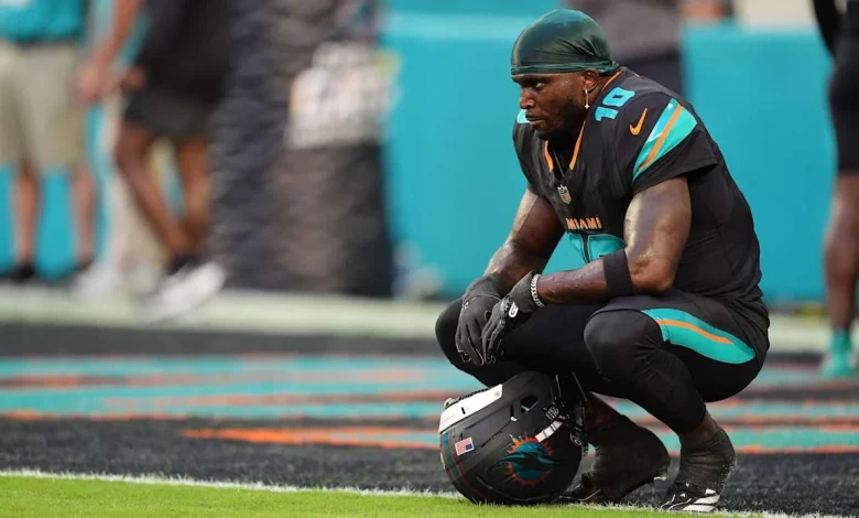 Dolphins WR Tyreek Hill uncertain about future after knee injury, 'happy' with career he's had