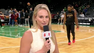 Donovan Mitchell helps Katie George break Donovan Mitchell news