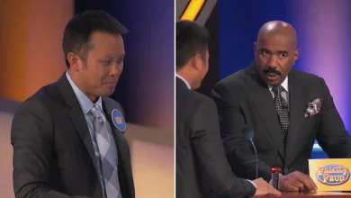 'Family Feud' host Steve Harvey taken aback after player complimented him through an answer