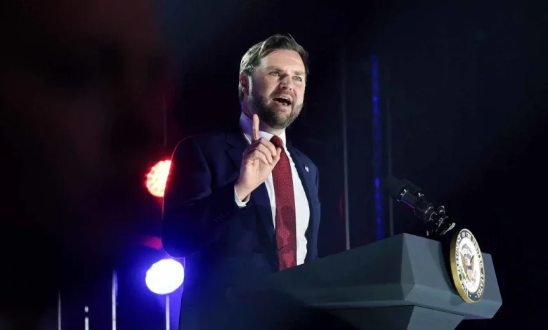 For one night, Vance takes Charlie Kirk's place on the college campus debate circuit