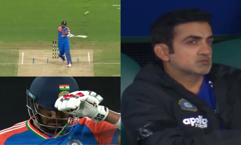 Gautam Gambhir beaming with pride as Harshit Rana launches Marcus Stoinis for huge 104-m six at MCG