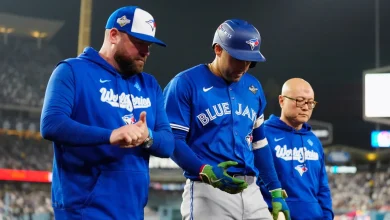 George Springer not in Blue Jays' lineup for Game 4 of World Series