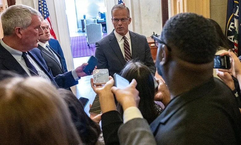 Government shutdown live updates as Thune says talks have "ticked up significantly"