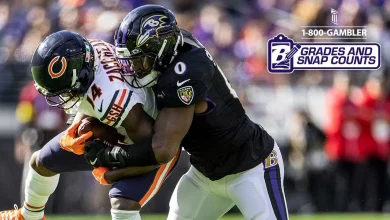 Grades & Snap Counts: Roquan Smith Dominates in Return vs. Former Team