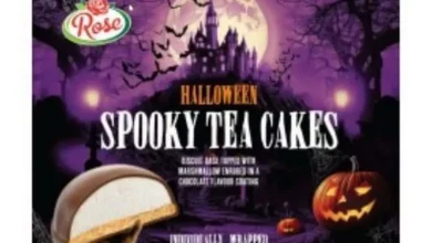 Halloween tea cakes a 'possible health risk' due to ingredient not declared on the packaging