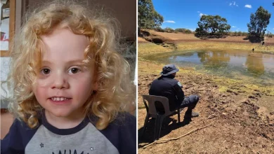 Heartbreak after police drain dam in search for Gus