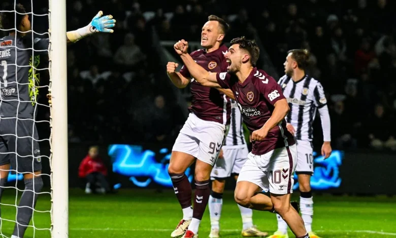 Hearts nab improbable point in St Mirren comeback amid Var mega drama
