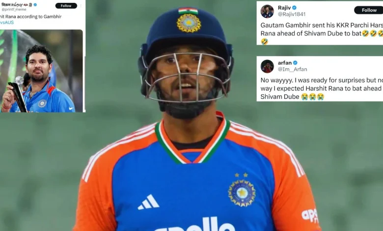 'He's gone mad': Gautam Gambhir receives heavy criticism for promoting Harshit Rana over Shivam Dube in MCG T20I