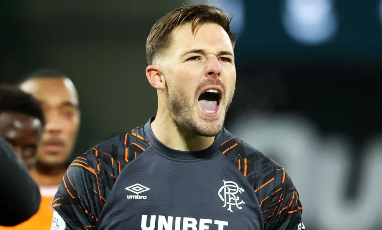 Hibernian 0-1 Rangers: Jack Butland's late penalty save secures Danny Röhl's Gers back-to-back Scottish Premiership wins