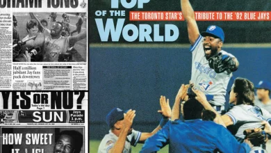 How Toronto celebrated the 1992 Blue Jays World Series win