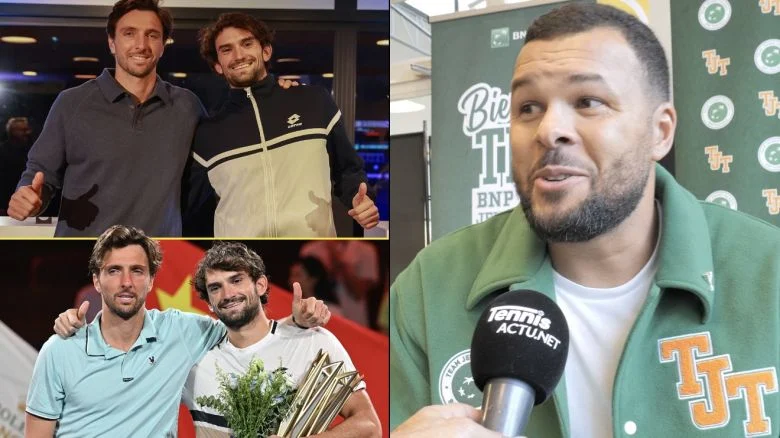 INTERVIEW: J-W. Tsonga : «Rinderknech & Vacherot... enfin des histoires humaines»