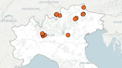 In 100 days, the 2026 Milan Olympics will span far across northern Italy: Map
