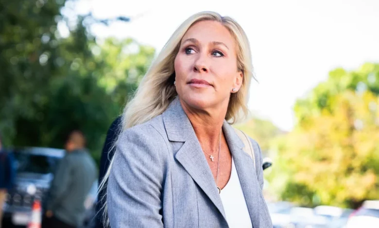 In a heated call, Rep. Marjorie Taylor Greene chastises Republicans over their shutdown strategy