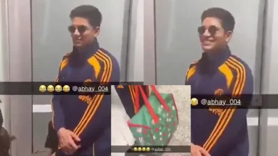 India stars can’t stop laughing at Abhishek Sharma’s new 'Designer' Bag at Airport