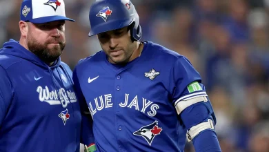 Is George Springer in Blue Jays' lineup tonight? World Series injury status