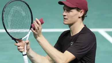 Jannik Sinner starts bid to reclaim world No 1 at Paris Masters with win as Cameron Norrie learns last-16 opponent