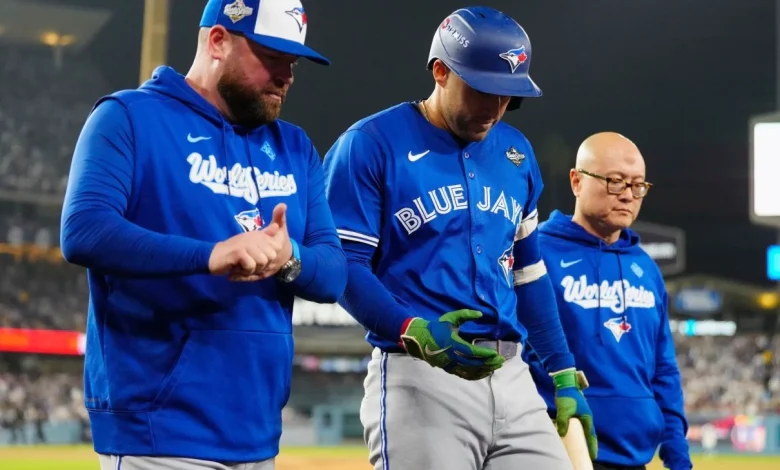 Jays' Springer feeling better, won't start Game 5