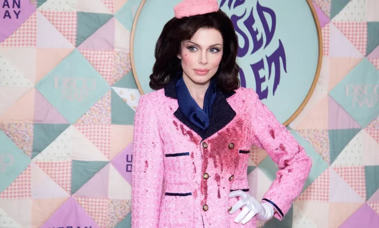 Julia Fox sparks Halloween controversy with bloody Jackie Kennedy costume
