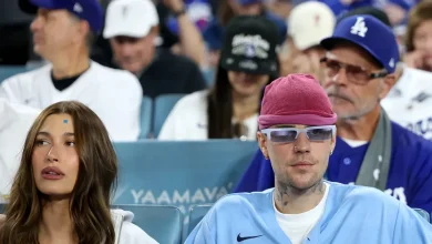 Justin Bieber thumbs down Shohei Ohtani on World Series date night with Hailey Bieber