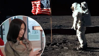 Kim Kardashian insists the moon landing ‘didn’t happen’ as she spreads ‘crazy’ conspiracy theories