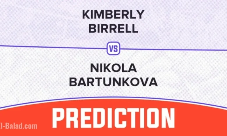 Kimberly Birrell vs Nikola Bartunkova: 2025 WTA Chennai Prediction
